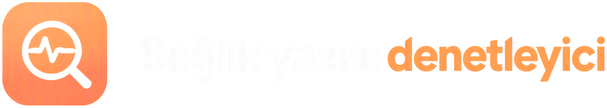 Sağlık yazısı denetleyici